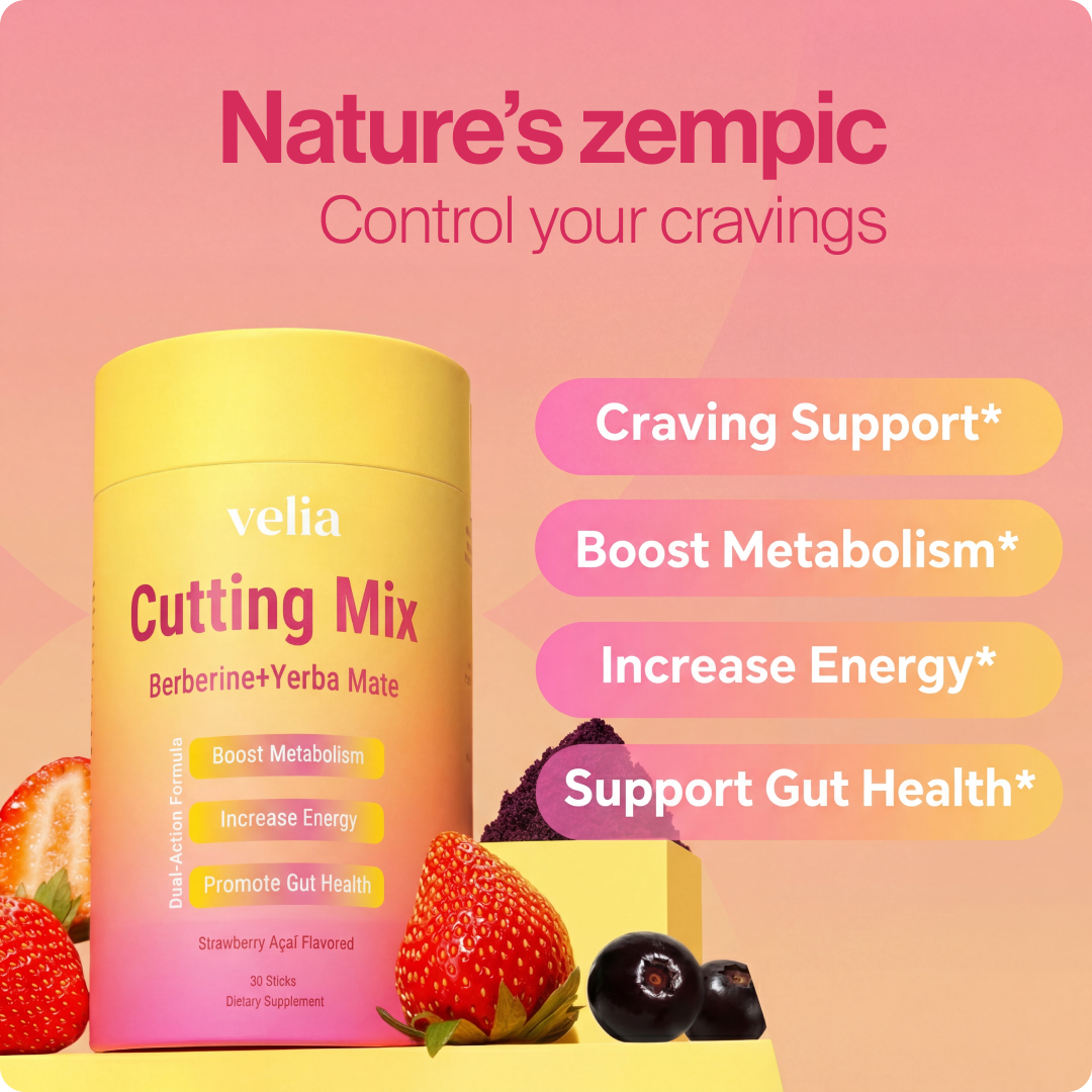 Velia GLP-1 Cutting Mix | Strawberry Açaí Flavor