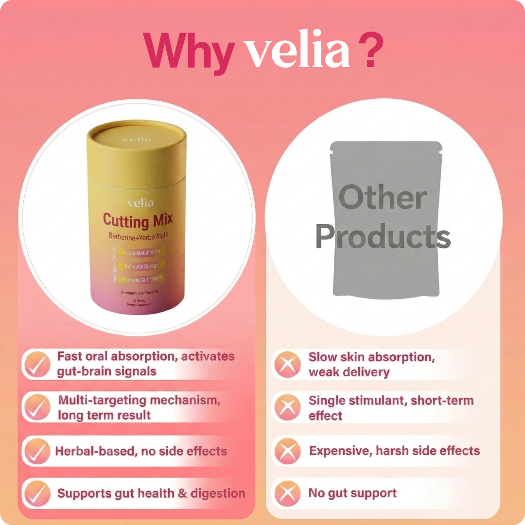 Velia GLP-1 Cutting Mix | Strawberry Açaí Flavor